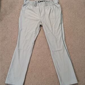 Adidas Baseball Pants Men's 2XL NWOT Green Pinstripe/Logo